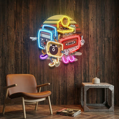 Doodle Music LED Neon Sign Light Pop Art