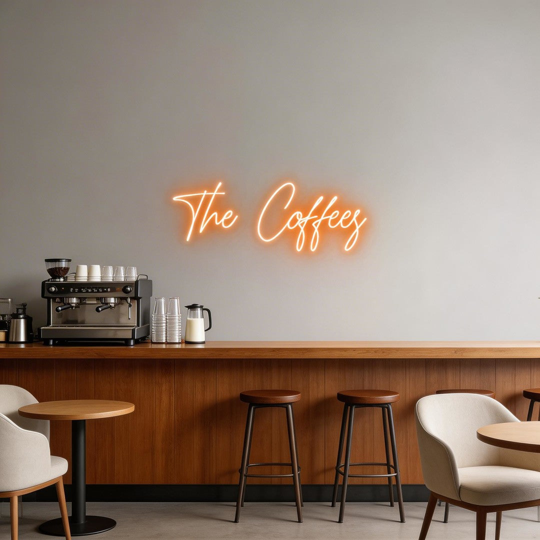 Custom Neon: The Coffees