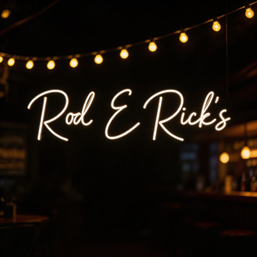Custom Neon: Rod E Rick's