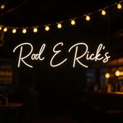 Custom Neon: Rod E Rick's