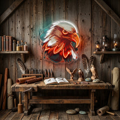 Eagle Head LED Neon Sign Light Pop Art
