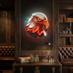 Eagle Head LED Neon Sign Light Pop Art