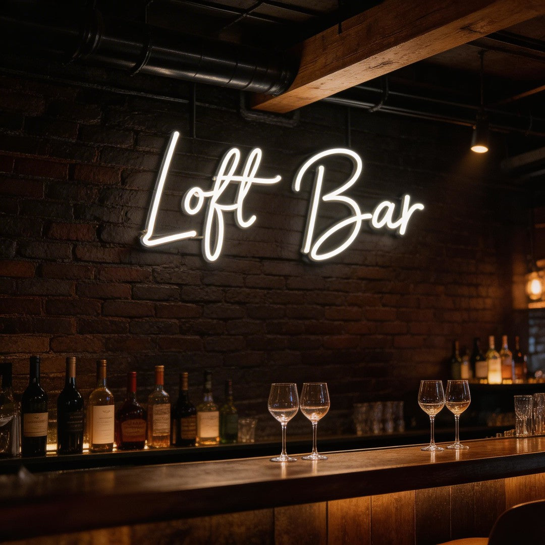 Custom Neon: Loft Bar