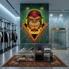 Electro Gorilla LED Neon Sign Light Pop Art