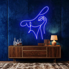 Elegant Lady Led Neon Sign Light