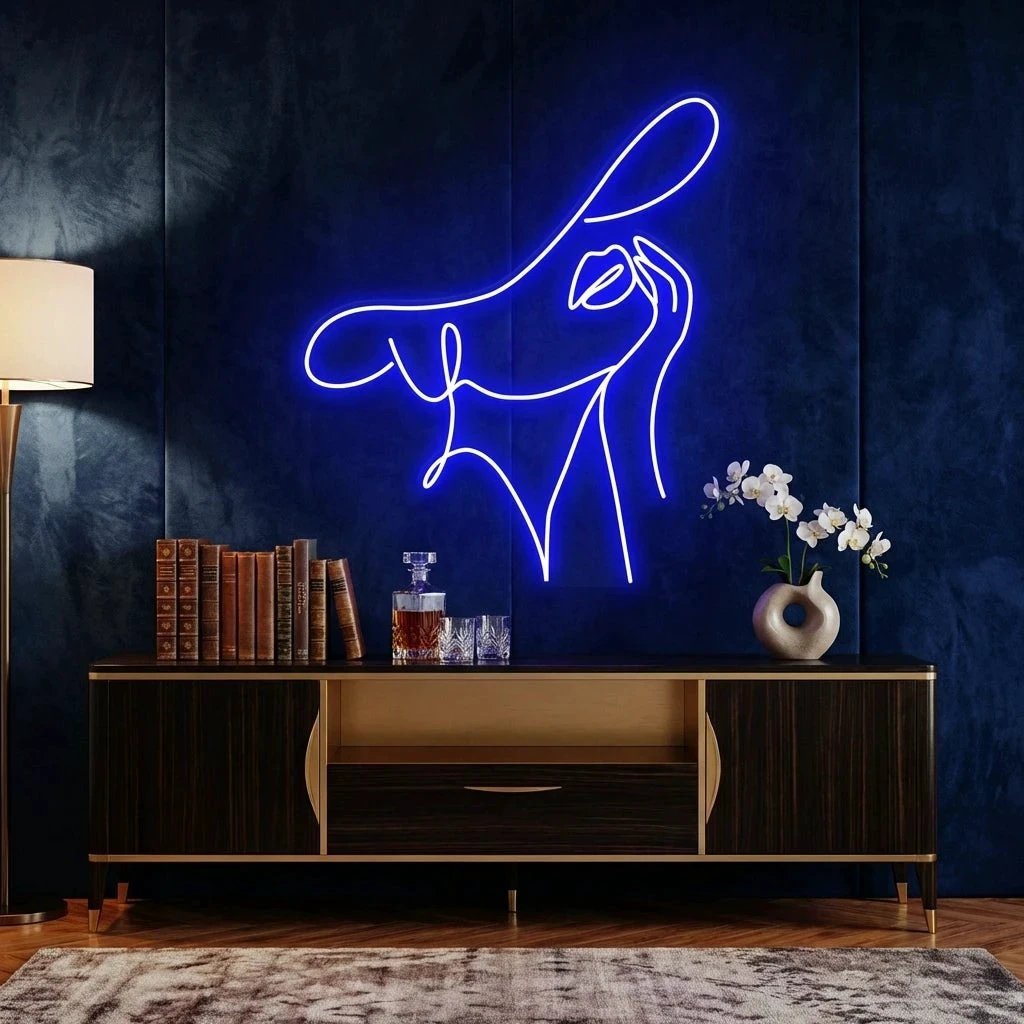 Elegant Lady Led Neon Sign Light