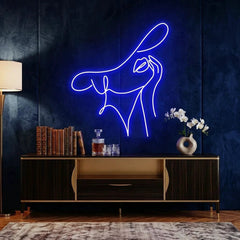 Elegant Lady Led Neon Sign Light