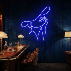 Elegant Lady Led Neon Sign Light