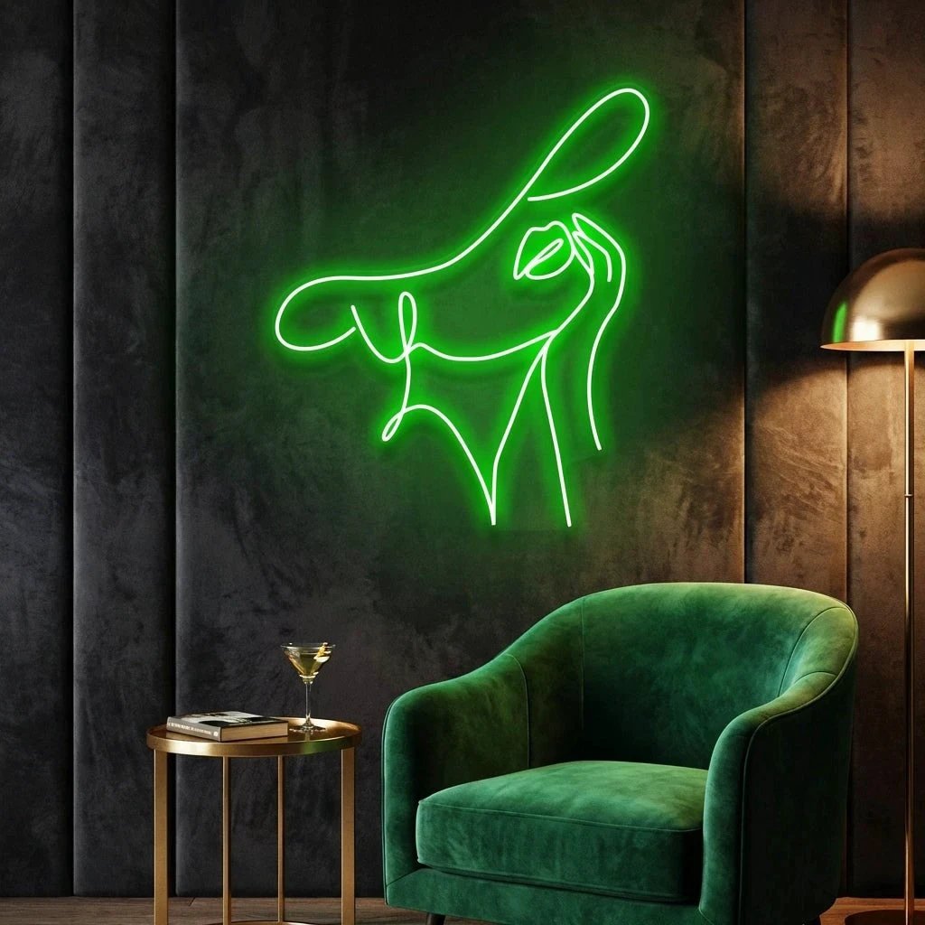 Elegant Lady Led Neon Sign Light