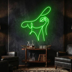 Elegant Lady Led Neon Sign Light