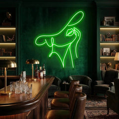 Elegant Lady Led Neon Sign Light