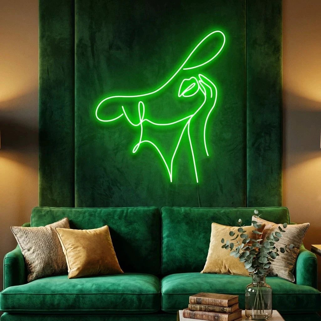 Elegant Lady Led Neon Sign Light