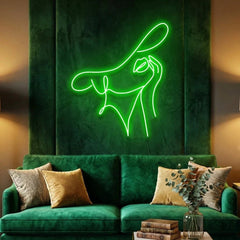 Elegant Lady Led Neon Sign Light