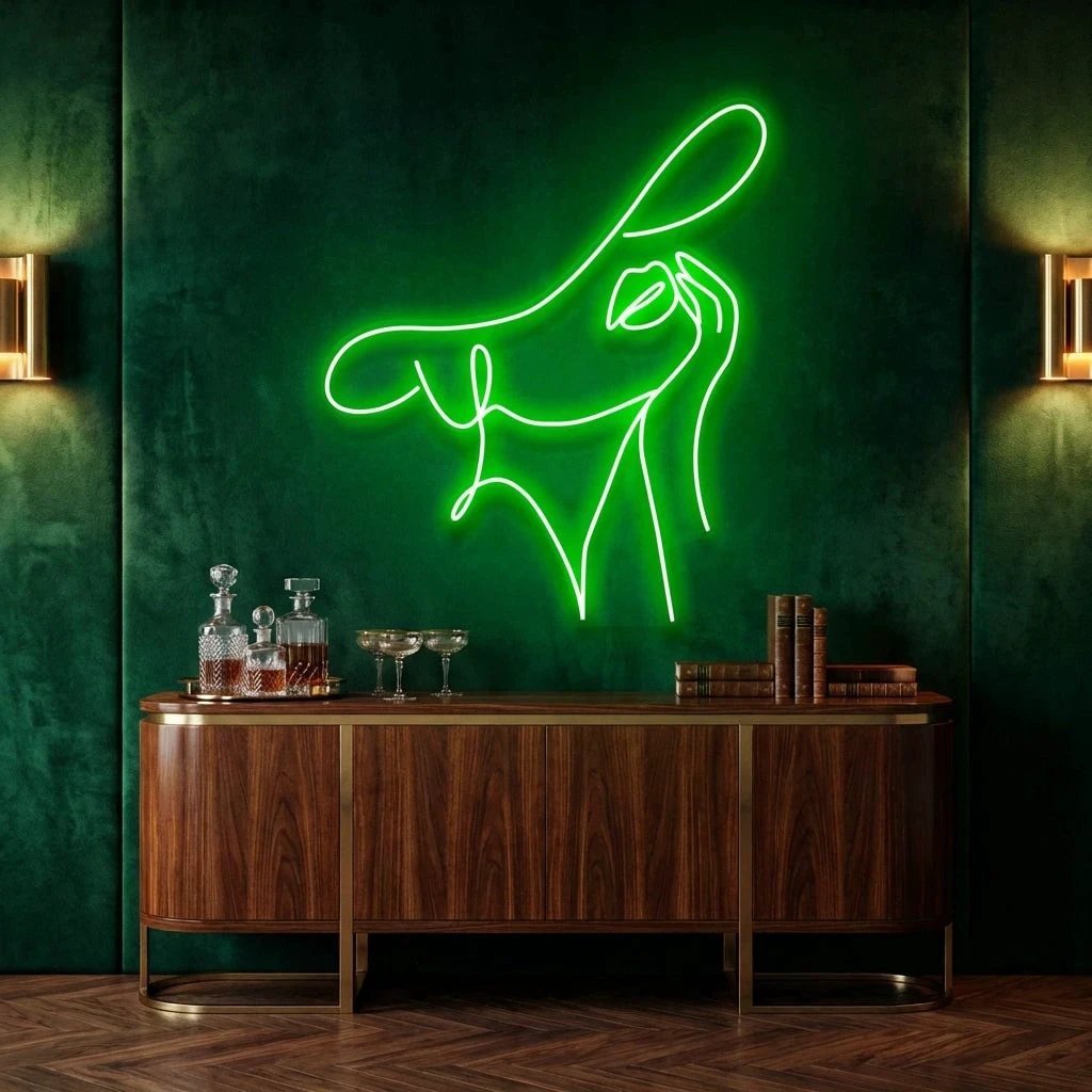 Elegant Lady Led Neon Sign Light