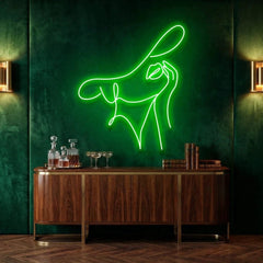 Elegant Lady Led Neon Sign Light