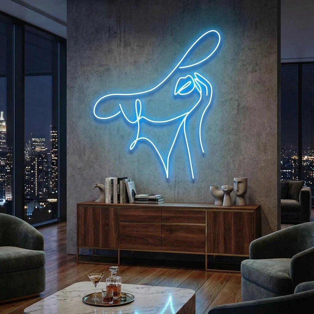 Elegant Lady Led Neon Sign Light