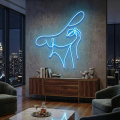 Elegant Lady Led Neon Sign Light