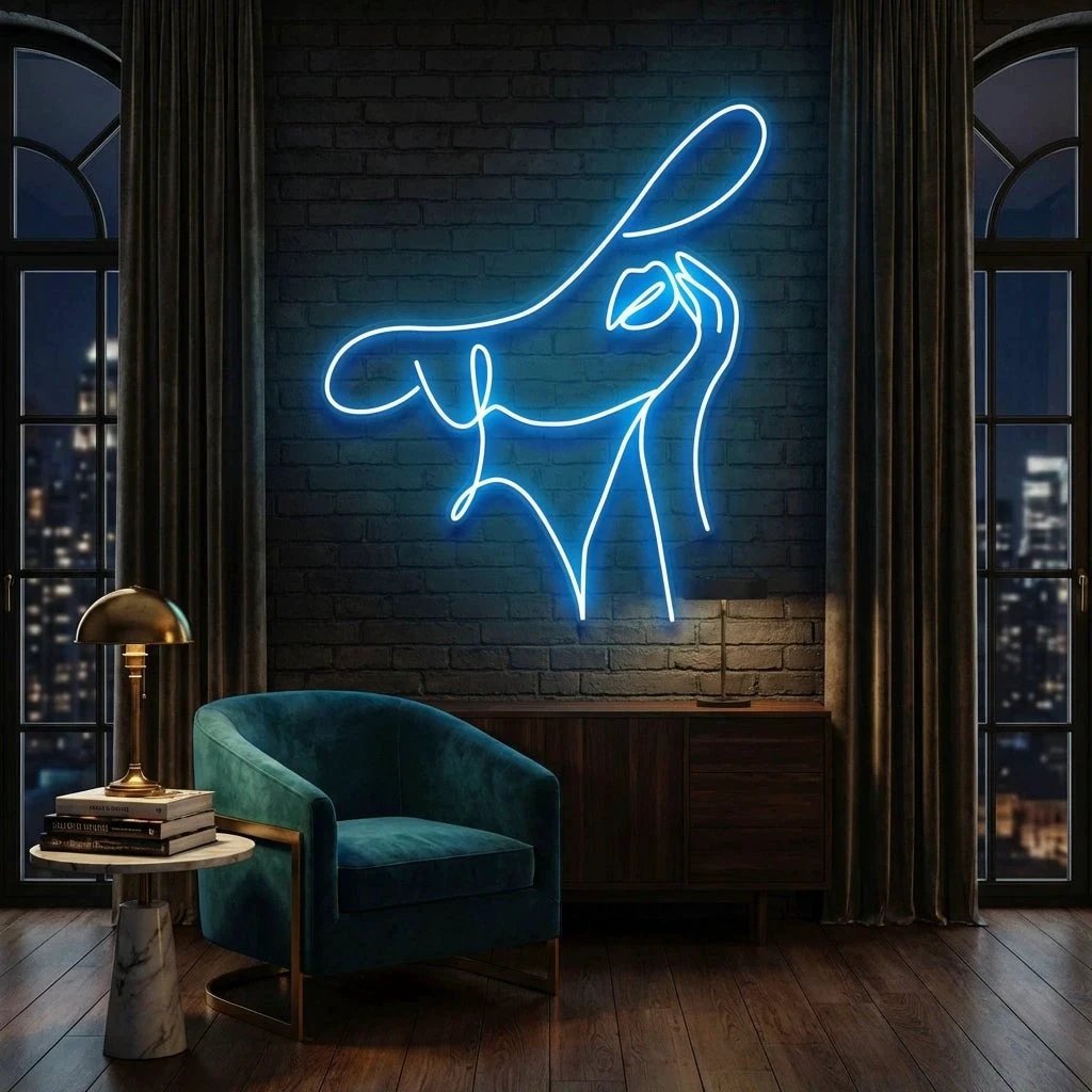 Elegant Lady Led Neon Sign Light