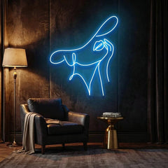 Elegant Lady Led Neon Sign Light