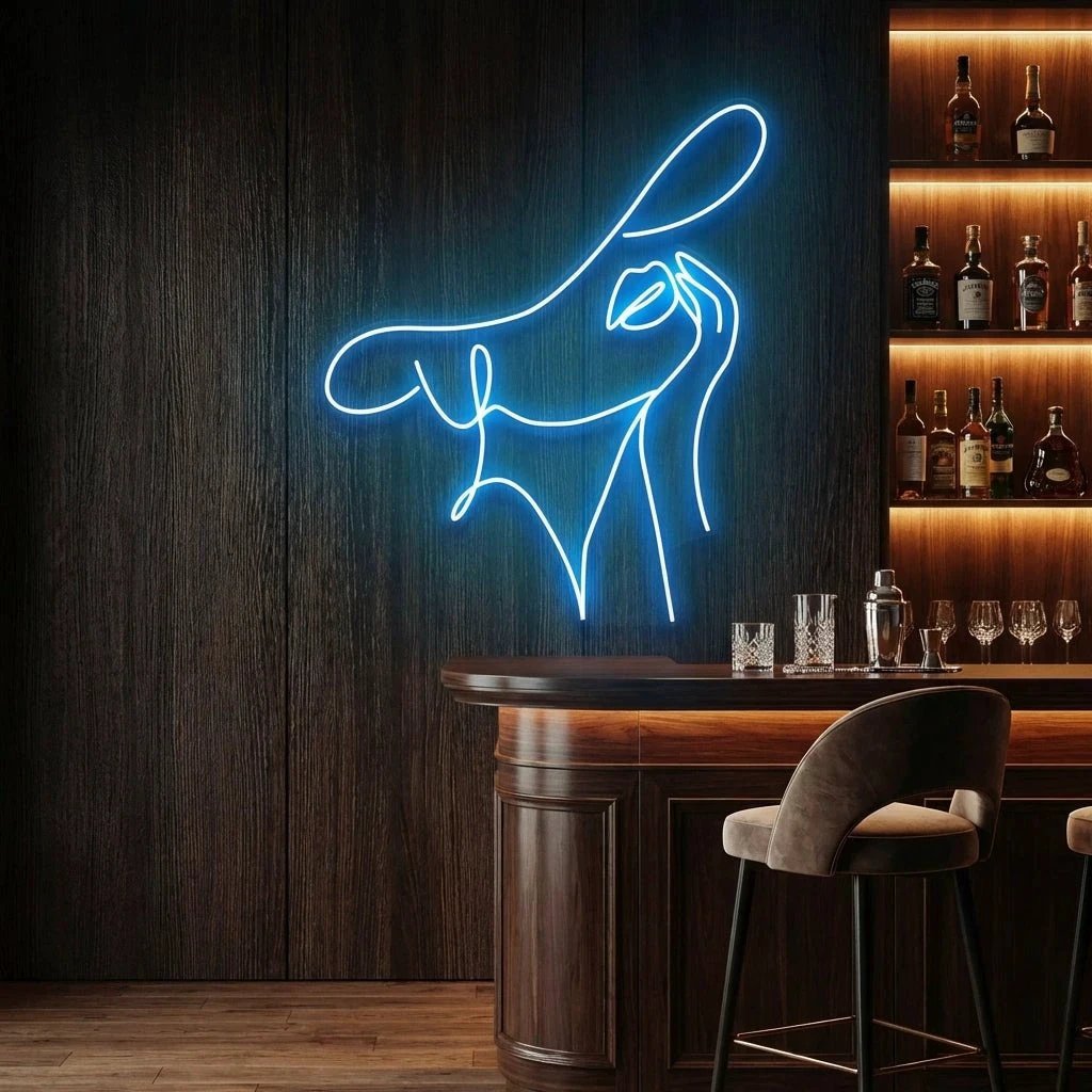 Elegant Lady Led Neon Sign Light