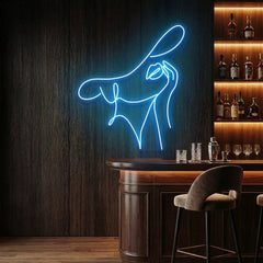 Elegant Lady Led Neon Sign Light
