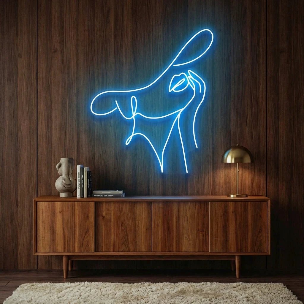 Elegant Lady Led Neon Sign Light