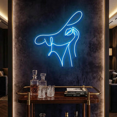 Elegant Lady Led Neon Sign Light