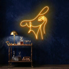 Elegant Lady Led Neon Sign Light