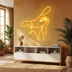 Elegant Lady Led Neon Sign Light