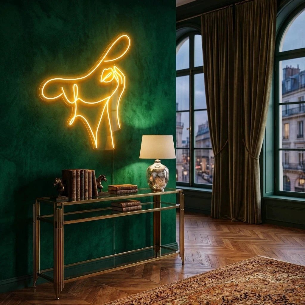 Elegant Lady Led Neon Sign Light