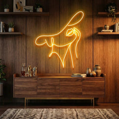Elegant Lady Led Neon Sign Light
