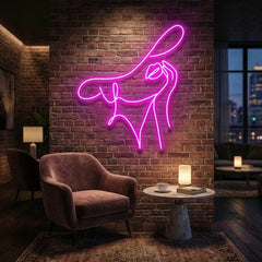 Elegant Lady Led Neon Sign Light