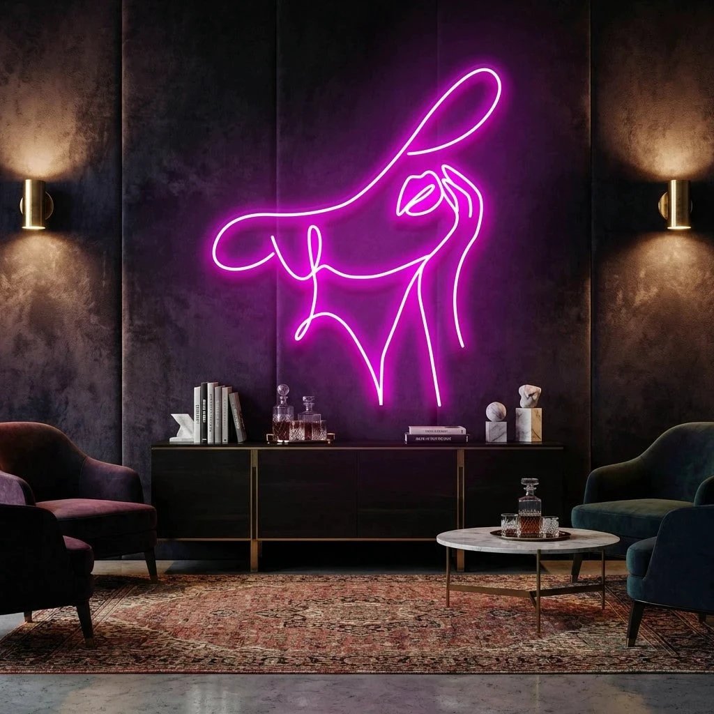 Elegant Lady Led Neon Sign Light