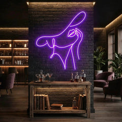 Elegant Lady Led Neon Sign Light