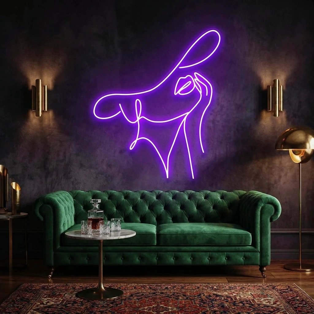 Elegant Lady Led Neon Sign Light