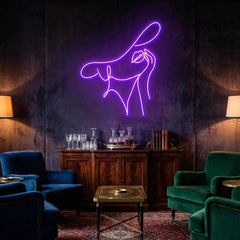 Elegant Lady Led Neon Sign Light
