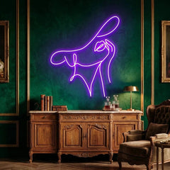 Elegant Lady Led Neon Sign Light