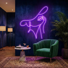 Elegant Lady Led Neon Sign Light