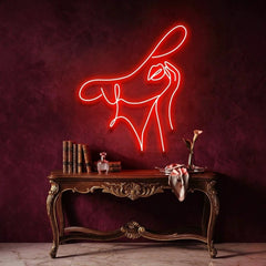 Elegant Lady Led Neon Sign Light