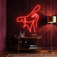 Elegant Lady Led Neon Sign Light