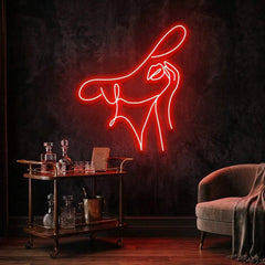Elegant Lady Led Neon Sign Light