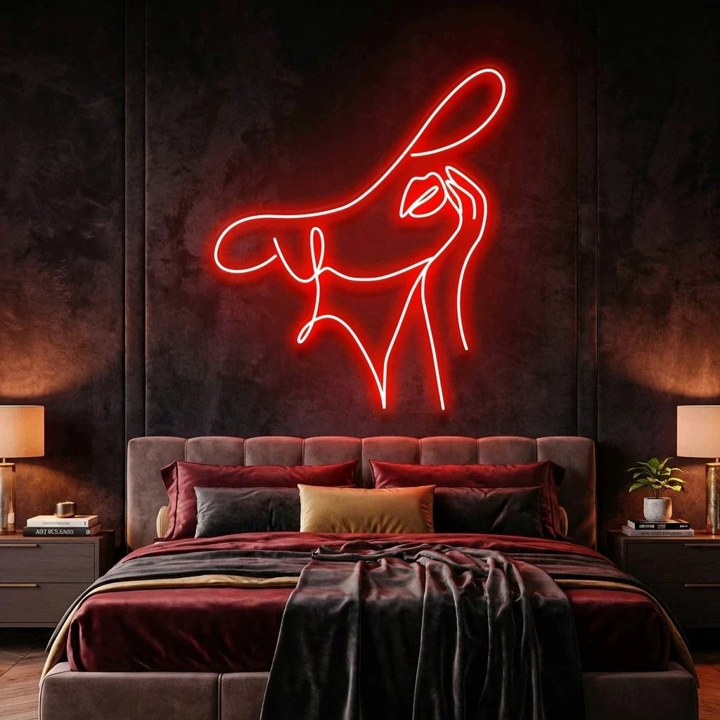Elegant Lady Led Neon Sign Light