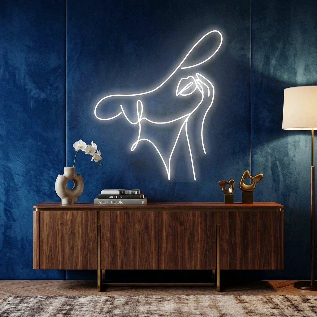 Elegant Lady Led Neon Sign Light