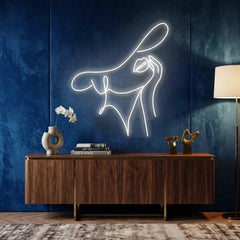 Elegant Lady Led Neon Sign Light