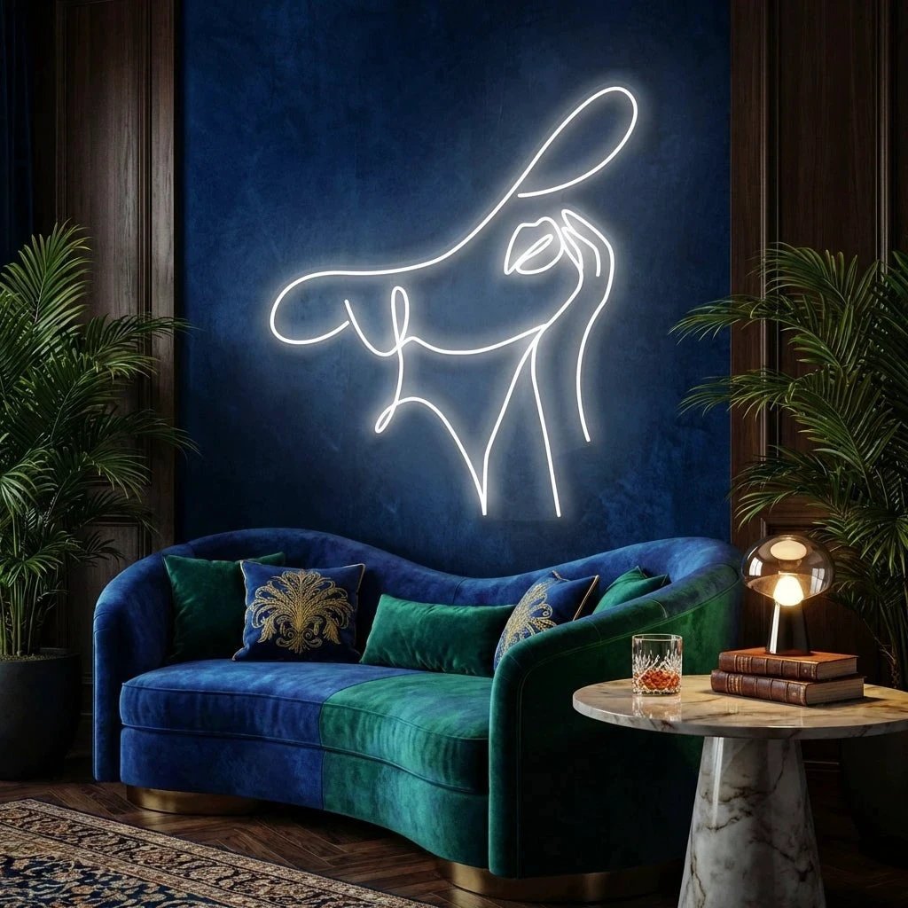Elegant Lady Led Neon Sign Light