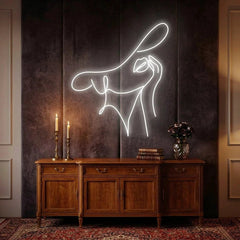 Elegant Lady Led Neon Sign Light