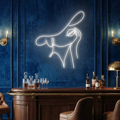 Elegant Lady Led Neon Sign Light