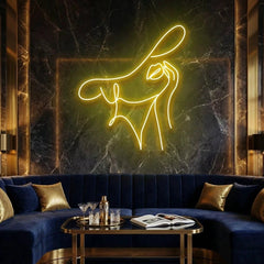 Elegant Lady Led Neon Sign Light