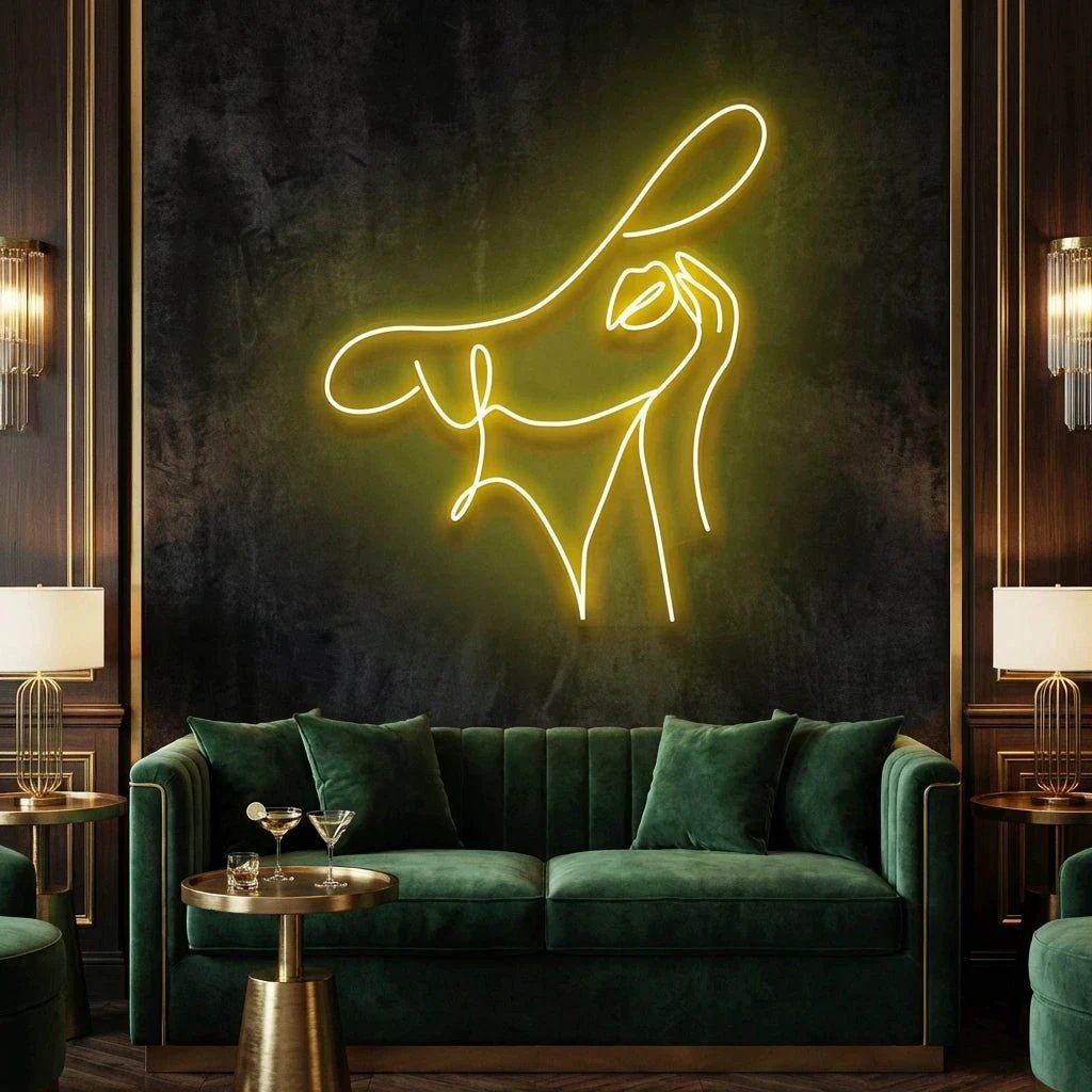 Elegant Lady Led Neon Sign Light
