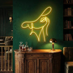 Elegant Lady Led Neon Sign Light